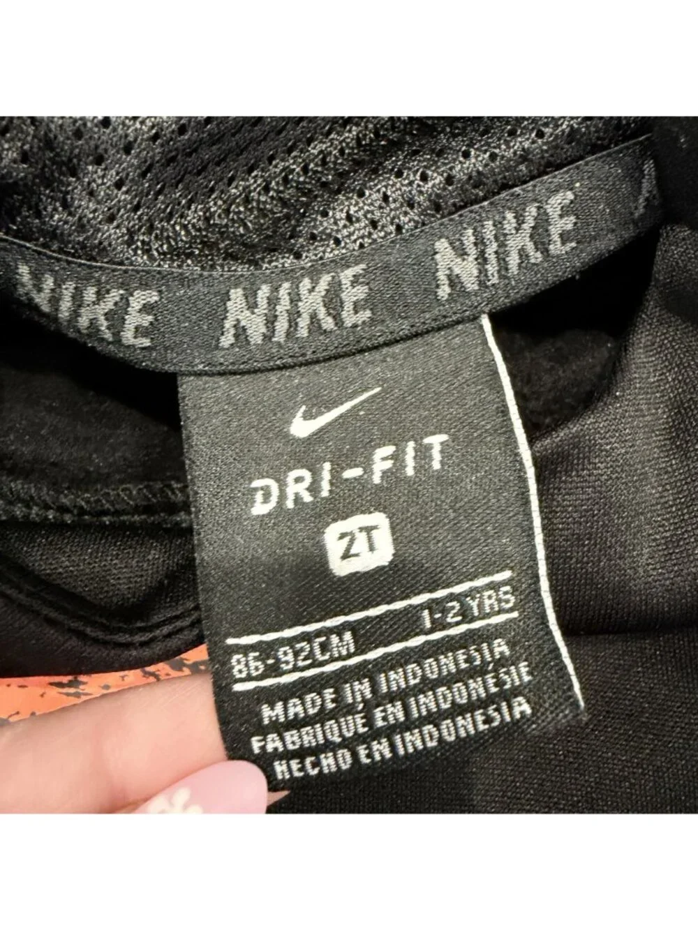 Nike 2T Black Dri-Fit Hooded Pullover